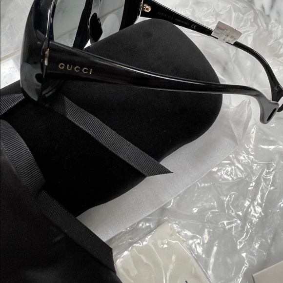 UNISEX GUCCI OVERSIZED PILOT AVIATOR SUNGLASSES - Picture 7 of 16